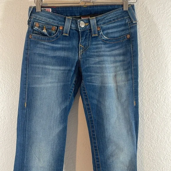 TRUE RELIGION Billy Classic Denim Jeans With Pockets Size 26 - Picture 3 of 10